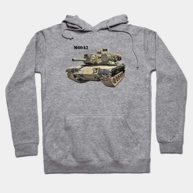 M60A2_blk_txt2 Hoodie by Toadman's Tank Pictures Shop